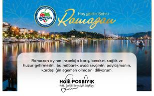 POSBIYIK: SAĞLIK VE HUZUR DOLU RAMAZAN DİLİYORUM