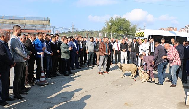 Kurban kesip, dua ettiler…