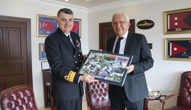 BAŞKAN POSBIYIK'TAN, GARNİZON KOMUTANI YAZICIOĞLU’NA ZİYARET