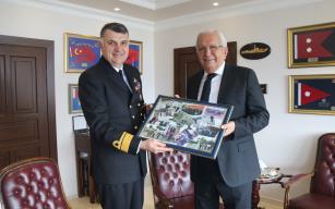 BAŞKAN POSBIYIK'TAN, GARNİZON KOMUTANI YAZICIOĞLU’NA ZİYARET