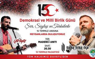 Başkan Alan Demokrasi ve Milli beraberlik gününe davet etti 