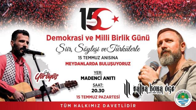 Başkan Alan Demokrasi ve Milli beraberlik gününe davet etti