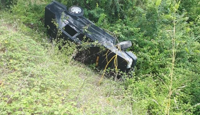 Takla attı… Şarampole yuvarlandı…