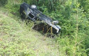 Takla attı… Şarampole yuvarlandı…