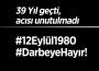 Darbeye Hayır!..