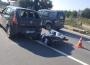 Motosiklet ile otomobil çarpıştı: 2 yaralı