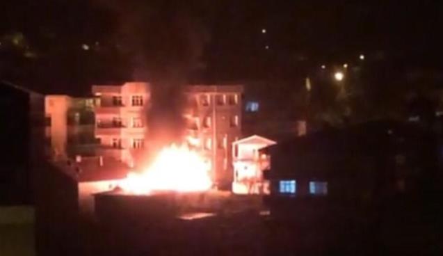 Müstakil evde çıkan yangın korkuttu...