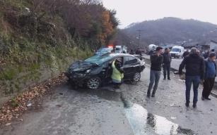 100 metre yükseklikten alt yola uçtu