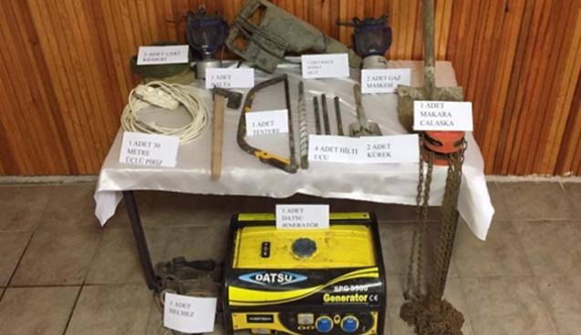 Kaçak kazıya suçüstü: 5 gözaltı!..