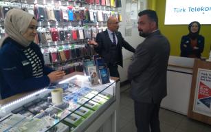 Esnaf ve vatandaşlarla bir araya geldi...