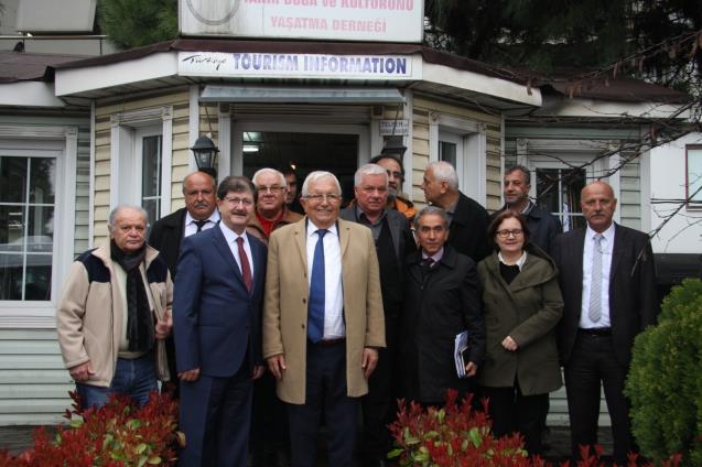 Tarih Doğa ve Kültürünü Yaşatma Derneği’ni ziyaret etti.