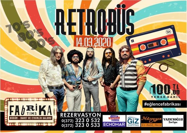RETROBÜS konser tarihi değişti...