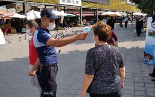 BELEDİYE, KORANAVİRÜS DENETİMLERİNİ SÜRDÜRÜYOR