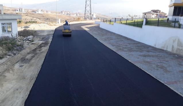 Karabük'te asfalt çalışması