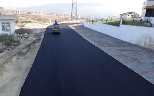 Karabük'te asfalt çalışması