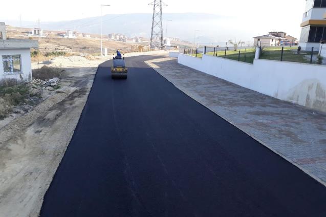 Karabük'te asfalt çalışması