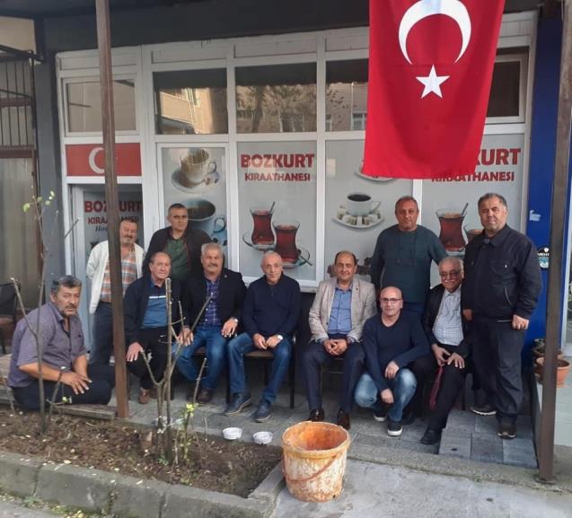 beldenin sorun ve çözümü ile ilgili sohbet etti