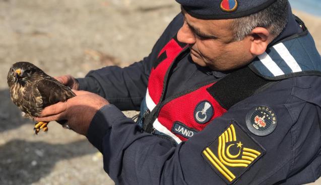 Jandarmadan yaralı Doğan'a şefkat eli