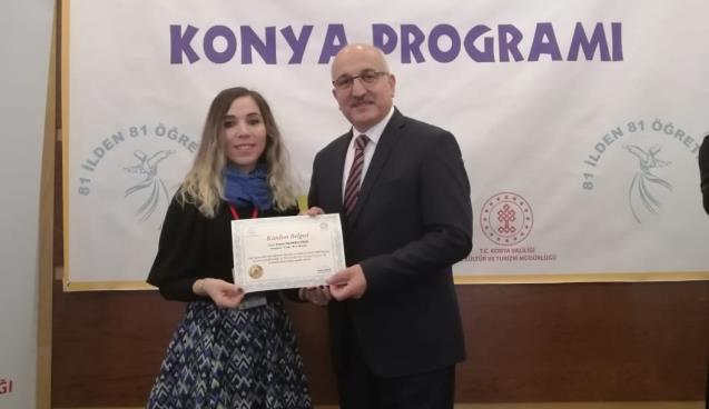 Zonguldak'ı Konya'da temsil etti