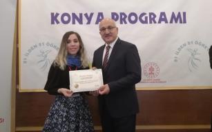 Zonguldak'ı Konya'da temsil etti