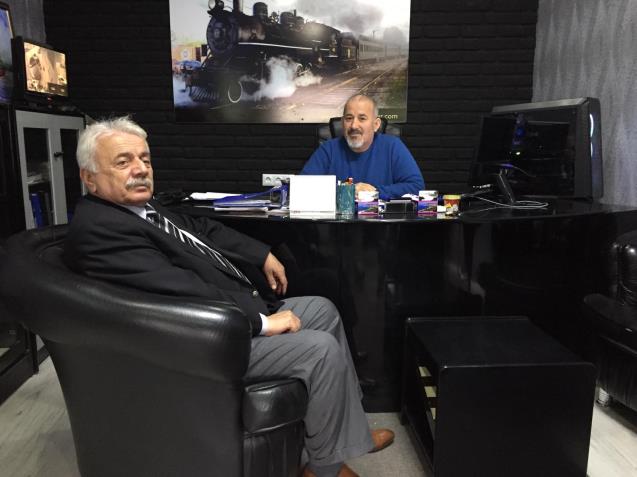 Necati Günay'dan Kara Tren'e ziyaret..