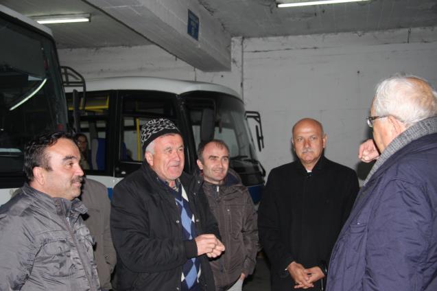 Katlı otoparkı ziyaret etti...