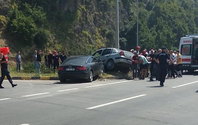 Böyle çarpıştılar... 3 yaralı…