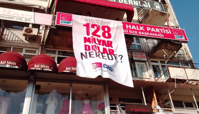 CHP den Tepki Çeken Pankart