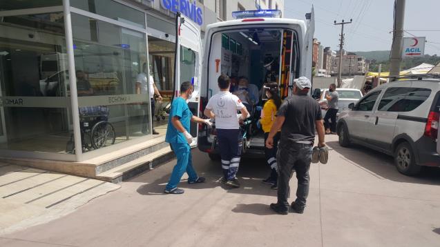 Zonguldak’ın Ereğli ilçesinde merdivenlerden düştü