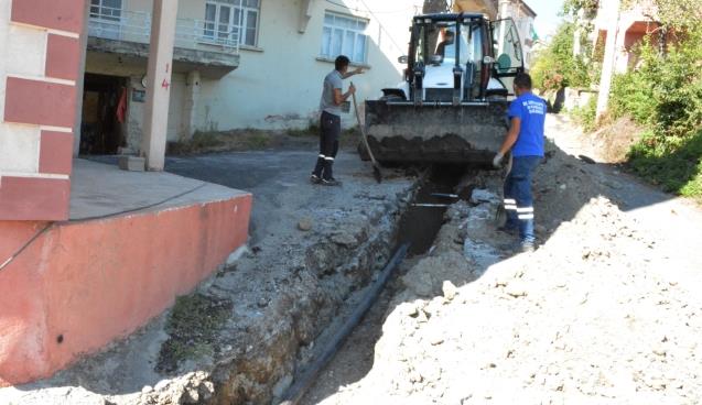 Ereğli’de ilave su şebekesi hatları yapılıyor
