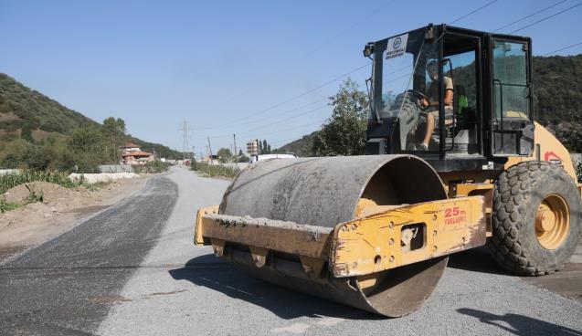 TOPÇALI MAHALLESİNE 1 KM ÇEVRE YOLU YAPILDI
