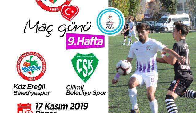 KDZ. EREĞLİ BELEDİYESPOR ÇİLİMLİ MAÇINA HAZIR