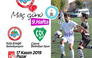 KDZ. EREĞLİ BELEDİYESPOR ÇİLİMLİ MAÇINA HAZIR