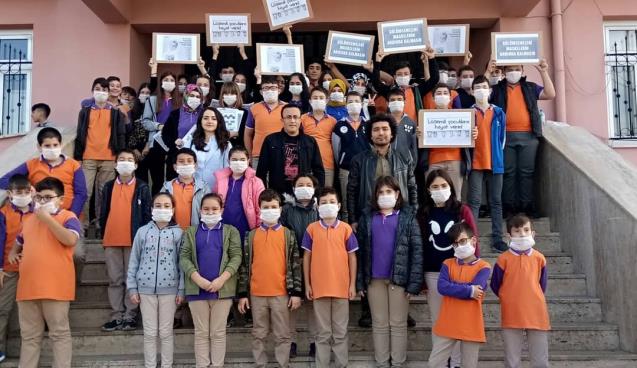 Okul öğrencileri anlamlı etkinliğe imza attı
