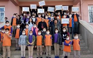 Okul öğrencileri anlamlı etkinliğe imza attı