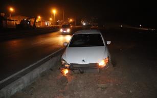 Önce sol, sonra sağ yaptı… Soluğu refüjde aldı…