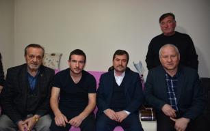 Başkan Çaylı yaralanan askeri baba ocağında ziyaret etti