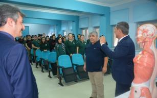 Sağlık meslek lisesi öğrencileri ile buluştu…