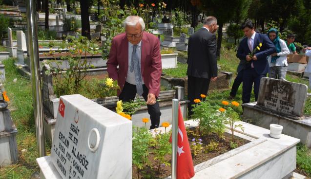"Tüm şehitlerimizi rahmet ve minnetle yad ediyorum."