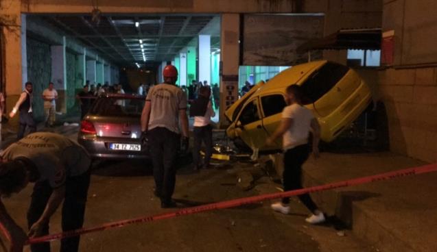  Yaklaşık 10 metreden uçtu... Faciadan dönüldü…