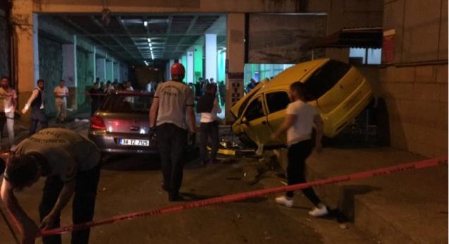 Yaklaşık 10 metreden uçtu... Faciadan dönüldü…
