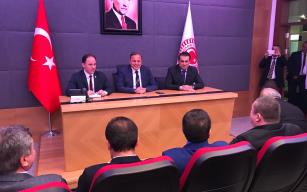 Tekin TBMM’de toplantıda…