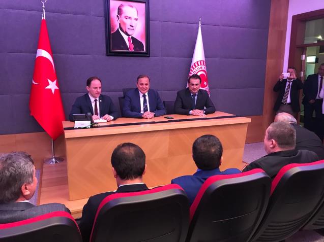 Tekin TBMM’de toplantıda…