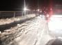 TIR kaydı, yol kapandı...