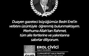 Erol Civici'den Baş Sağlığı Mesajı...