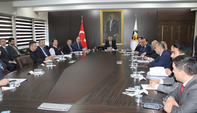 Valilikte uyuşturucu ile mücadele toplantısı