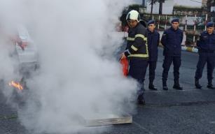 Jandarma Komutanlığında Yangın tatbikatı…