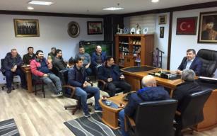 İşçilerden sendikaya destek ziyareti…
