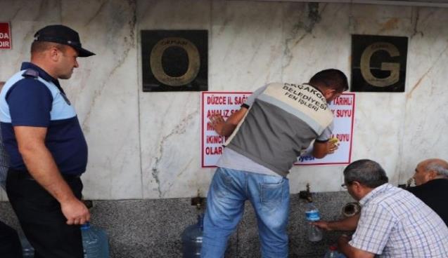 Şifalı su mühürlendi