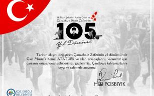 POSBIYIK’TAN ÇANAKKALE ZAFERİ MESAJI
